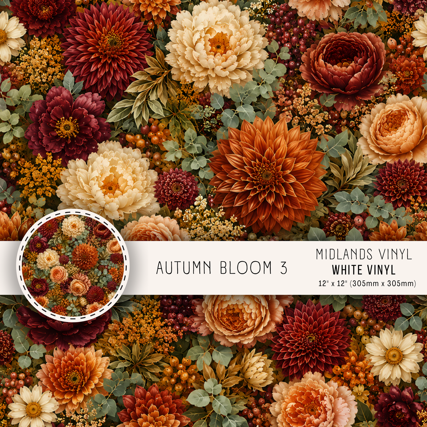 AUTUMN BLOOM  - ASSORTED PATTERNS/SIZES