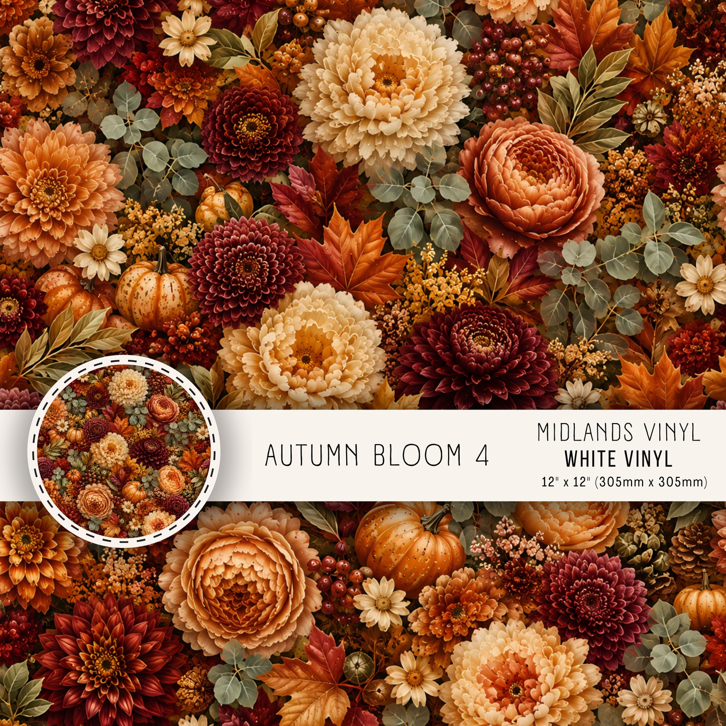 AUTUMN BLOOM  - ASSORTED PATTERNS/SIZES