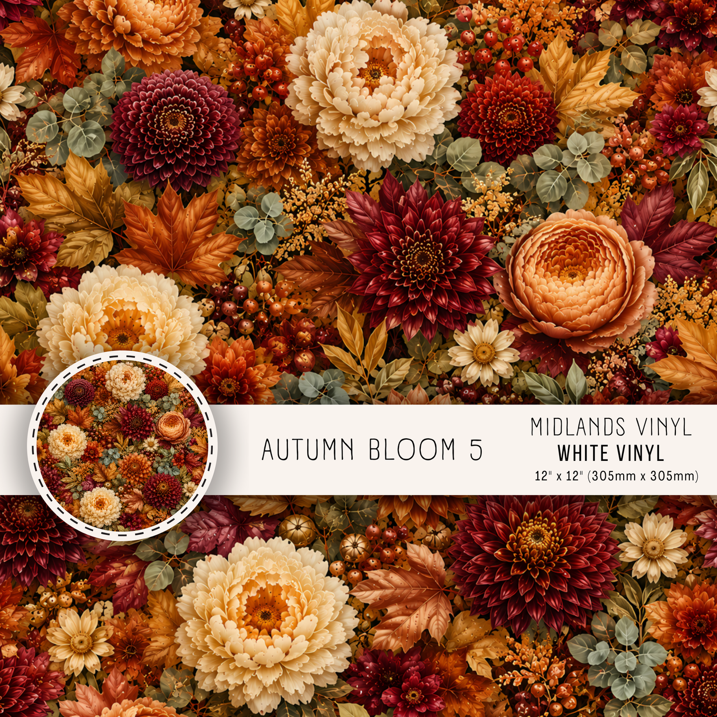 AUTUMN BLOOM  - ASSORTED PATTERNS/SIZES