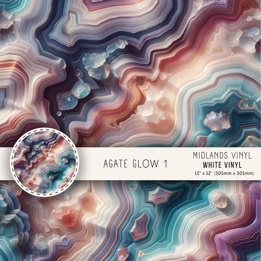AGATE GLOW COLLECTION - ASSORTED PATTERNS/SIZES