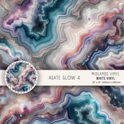 AGATE GLOW COLLECTION - ASSORTED PATTERNS/SIZES