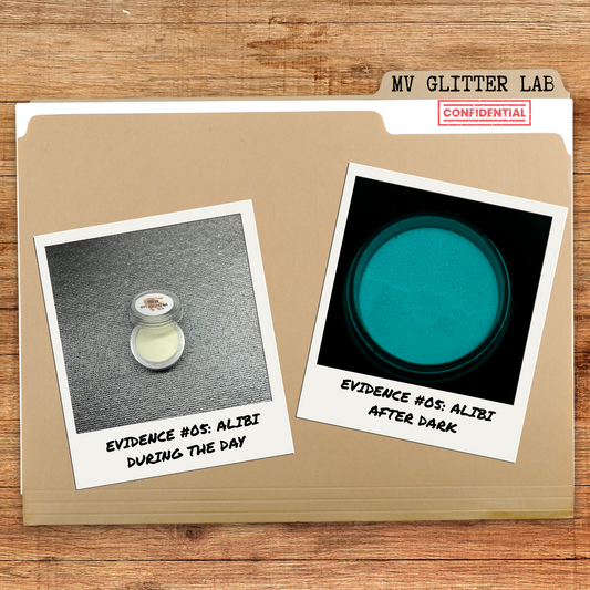 🕵️ EVIDENCE #5 - ALIBI (WHITE TO BLUE-GREEN)