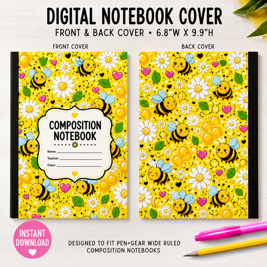 BEE - DIGITAL NOTEBOOK COVER