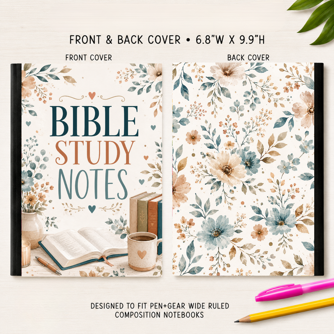 BIBLE STUDY COMPOSITION NOTEBOOK VINYL