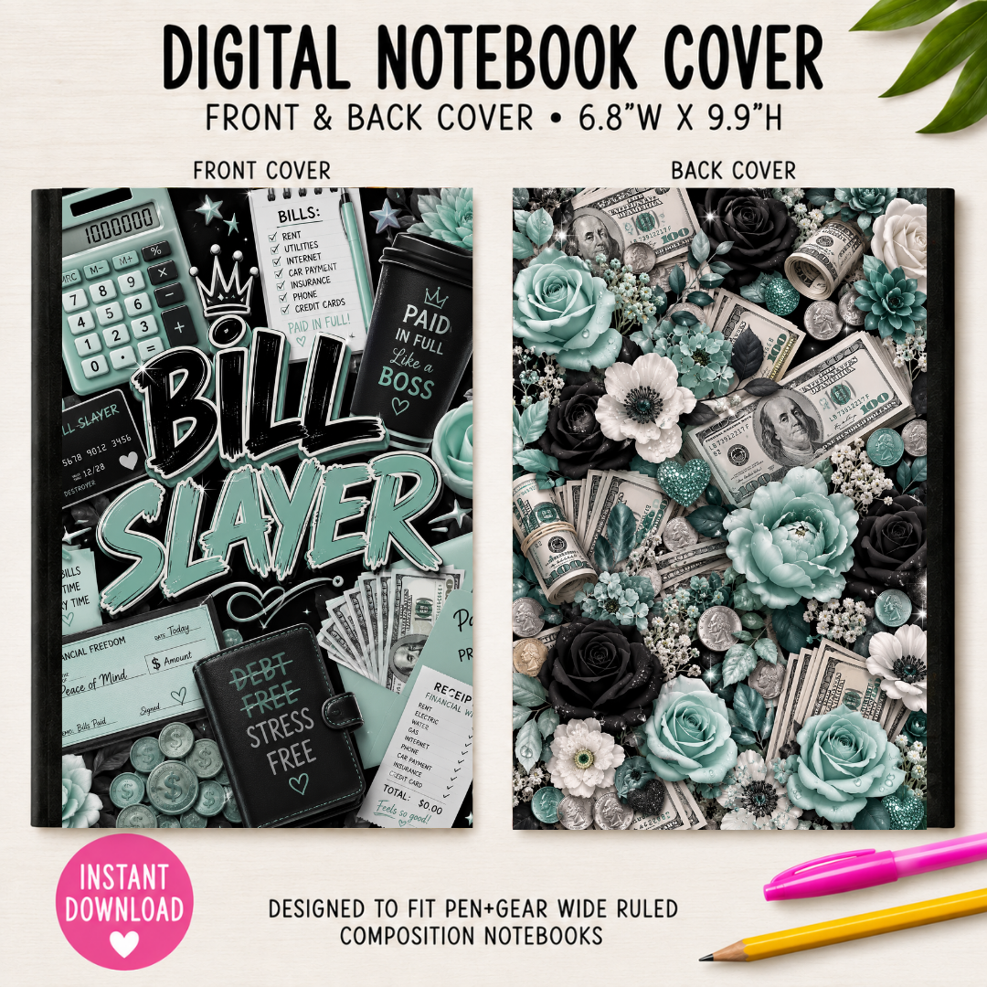 BILL SLAYER - DIGITAL NOTEBOOK COVERS