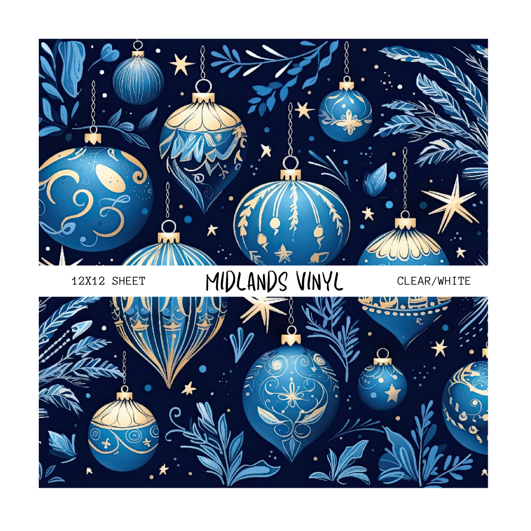 BLUE CHRISTMAS - ASSORTED PATTERNS