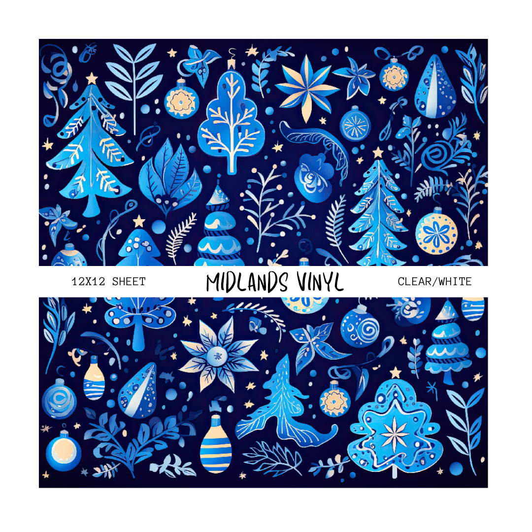 BLUE CHRISTMAS - ASSORTED PATTERNS