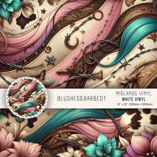 BLUSHED & BARBED COLLECTION - ASSORTED PATTERNS/SIZES