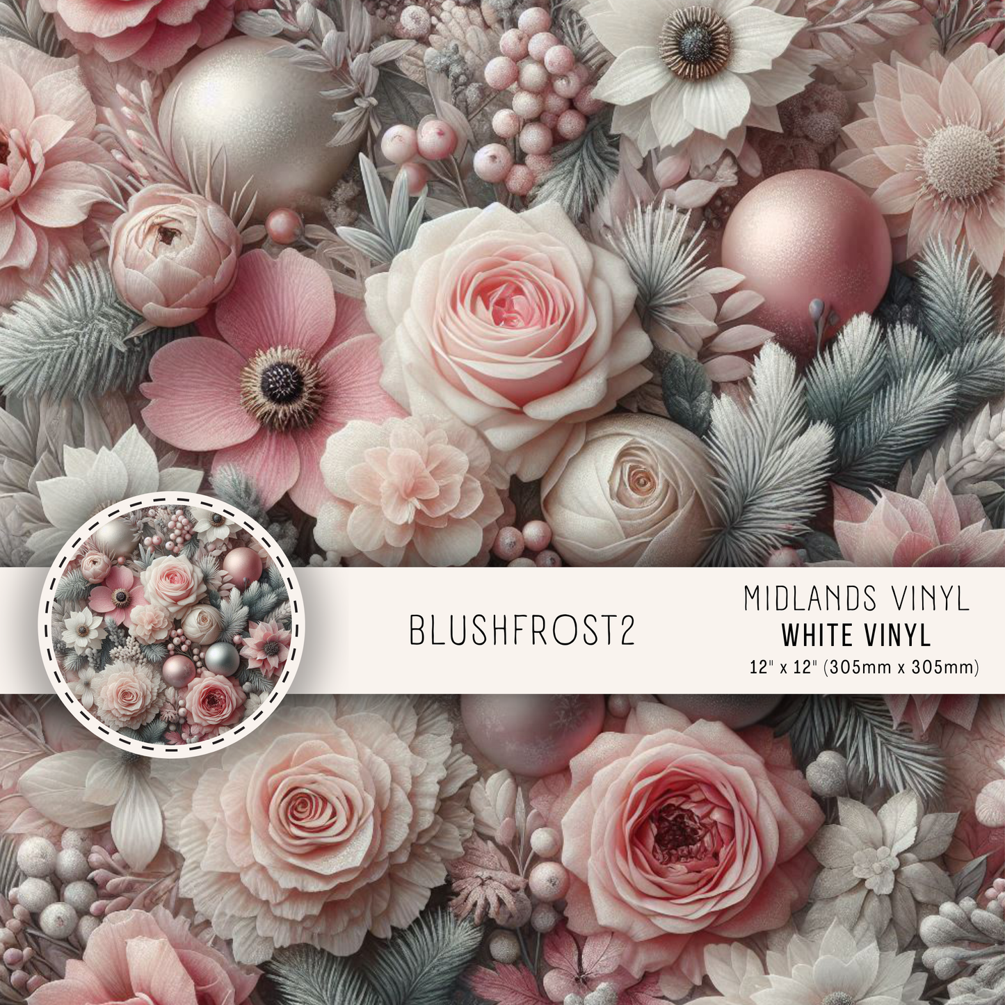 BLUSH FROST COLLECTION - ASSORTED PATTERNS/SIZES