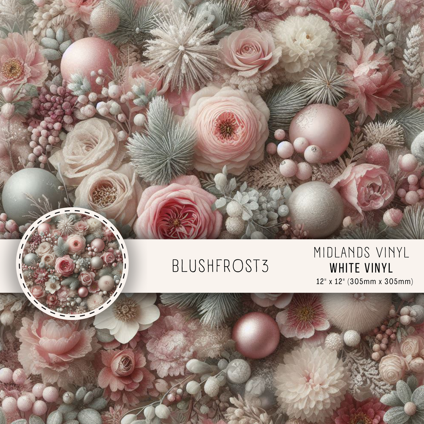 BLUSH FROST COLLECTION - ASSORTED PATTERNS/SIZES