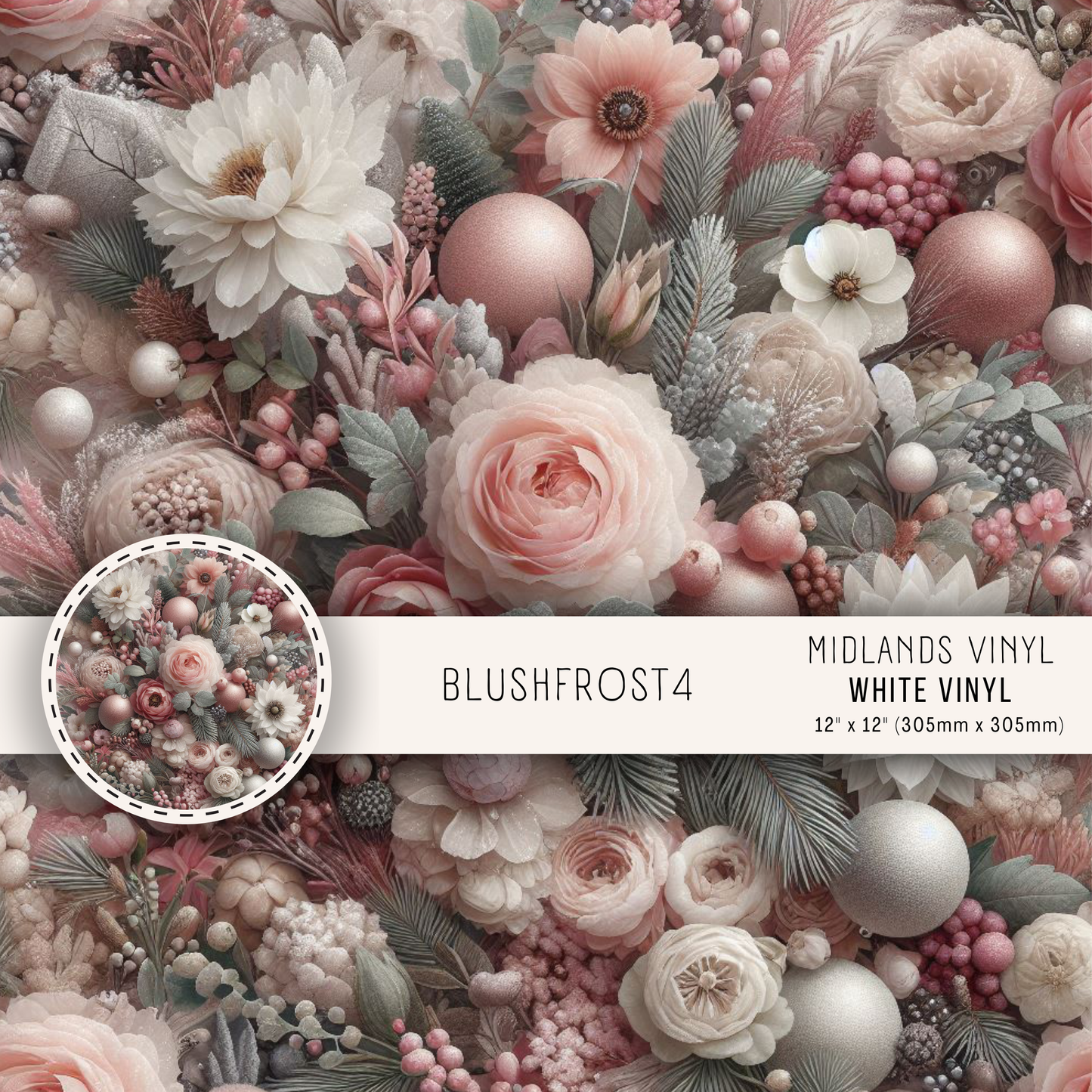 BLUSH FROST COLLECTION - ASSORTED PATTERNS/SIZES