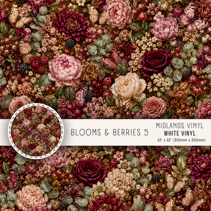 BLOOMS AND BERRIES  - ASSORTED PATTERNS/SIZES