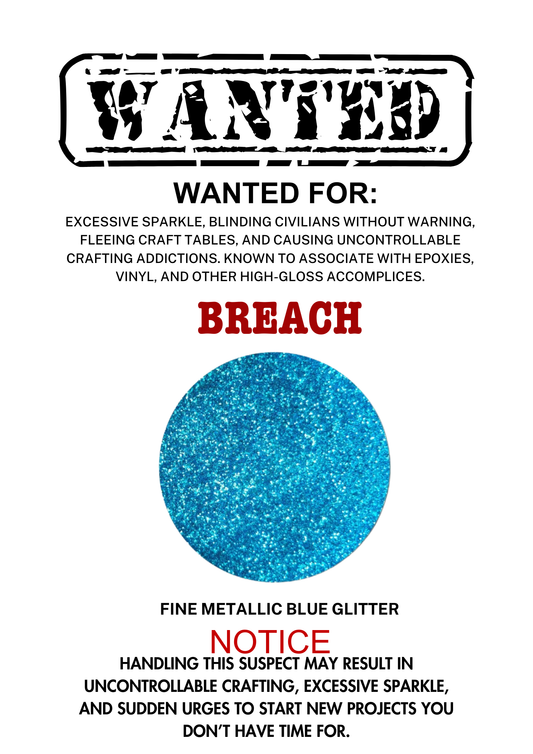 Breach - Blue Metallic Fine