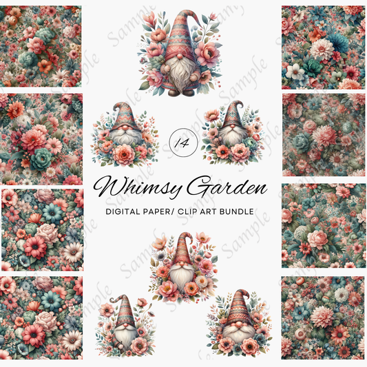 🌸 Whimsy Garden Digital Collection 🌸 - DIGITAL BUNDLE