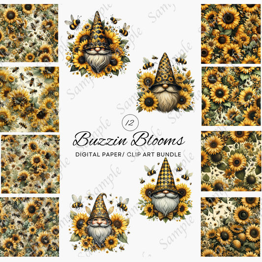 🌻🐝 Buzzin’ Blooms🌻🐝 - DIGITAL BUNDLE