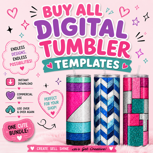 BUY ALL 12 TEMPLATES! - DIGITAL FILES - VALID THROUGH 6/28