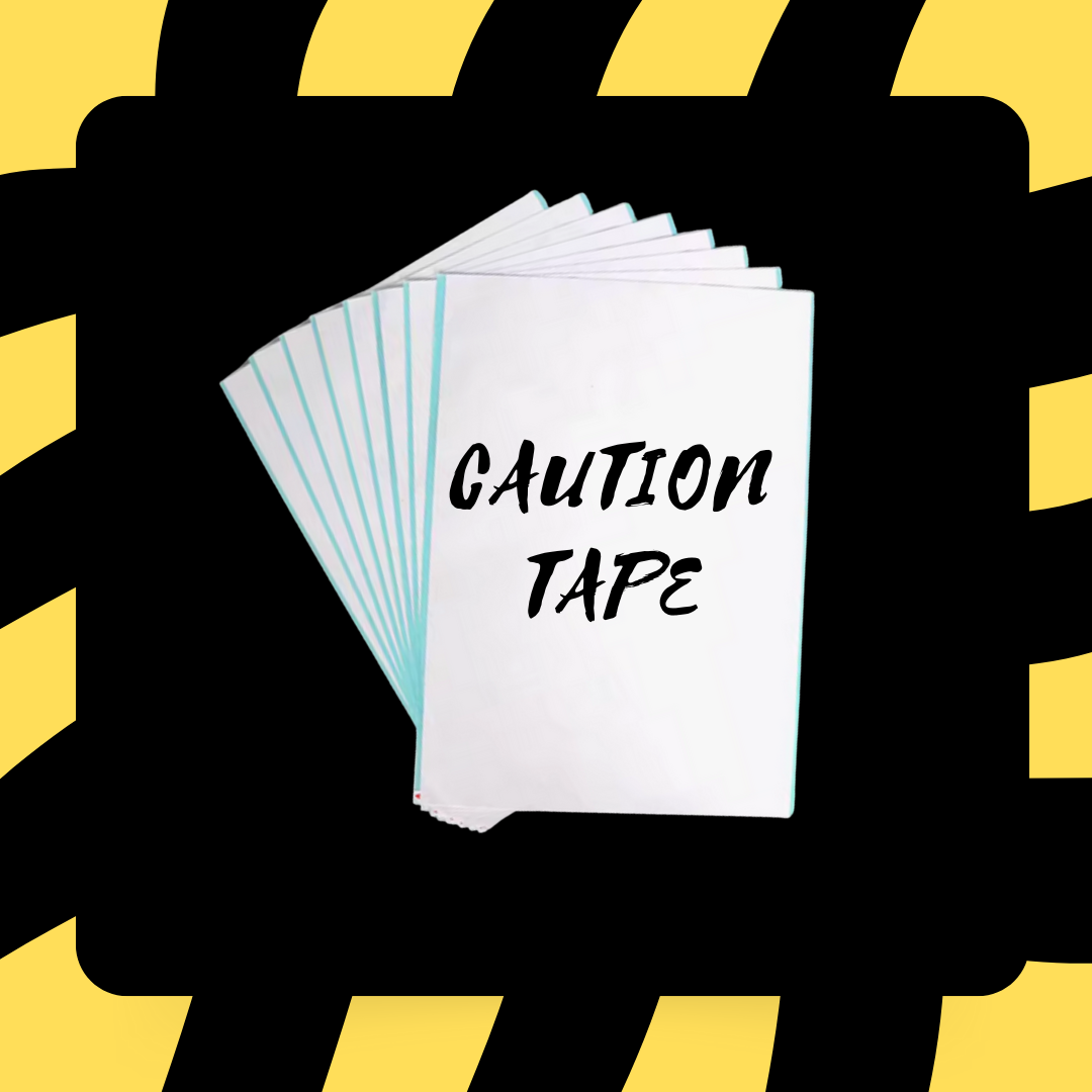 CAUTION TAPE - DOUBLE SIDED ADHESIVE