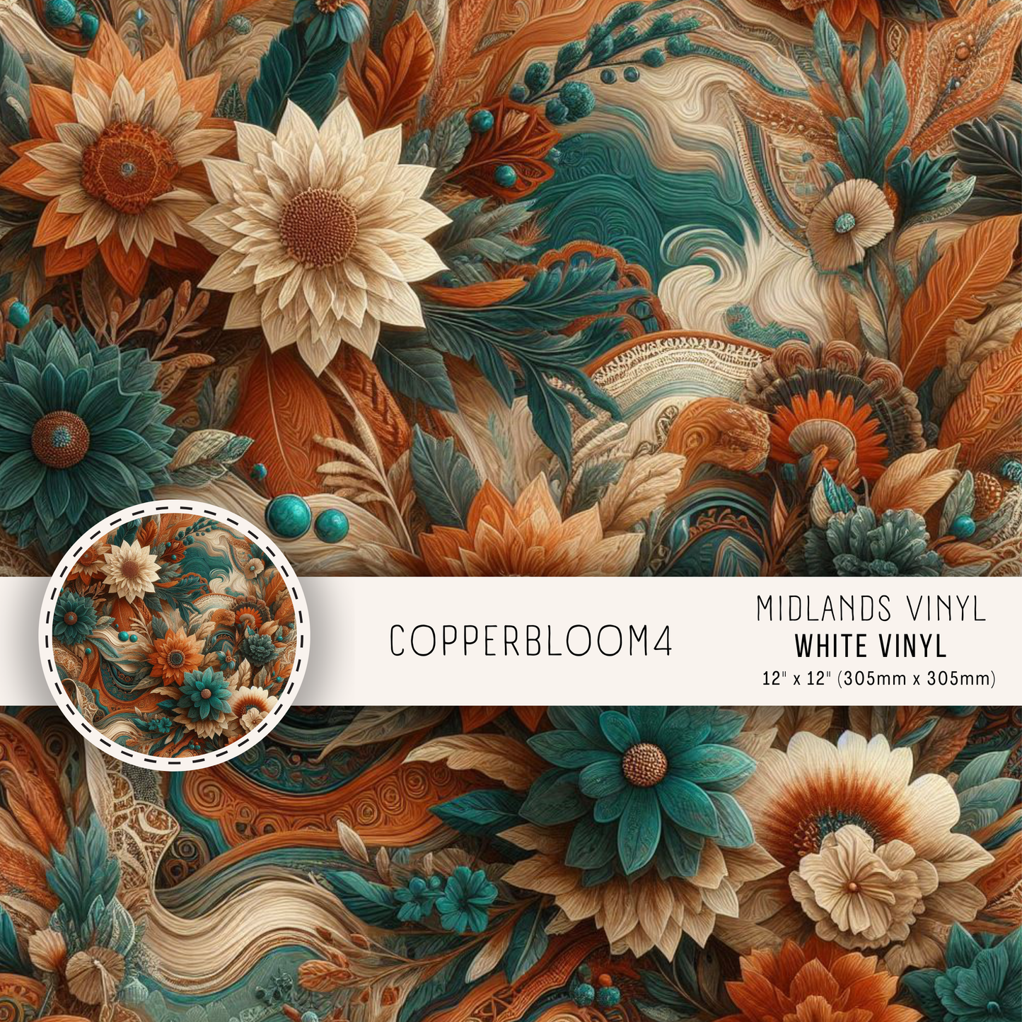 COPPER BLOOM COLLECTION - ASSORTED SIZES/PATERNS