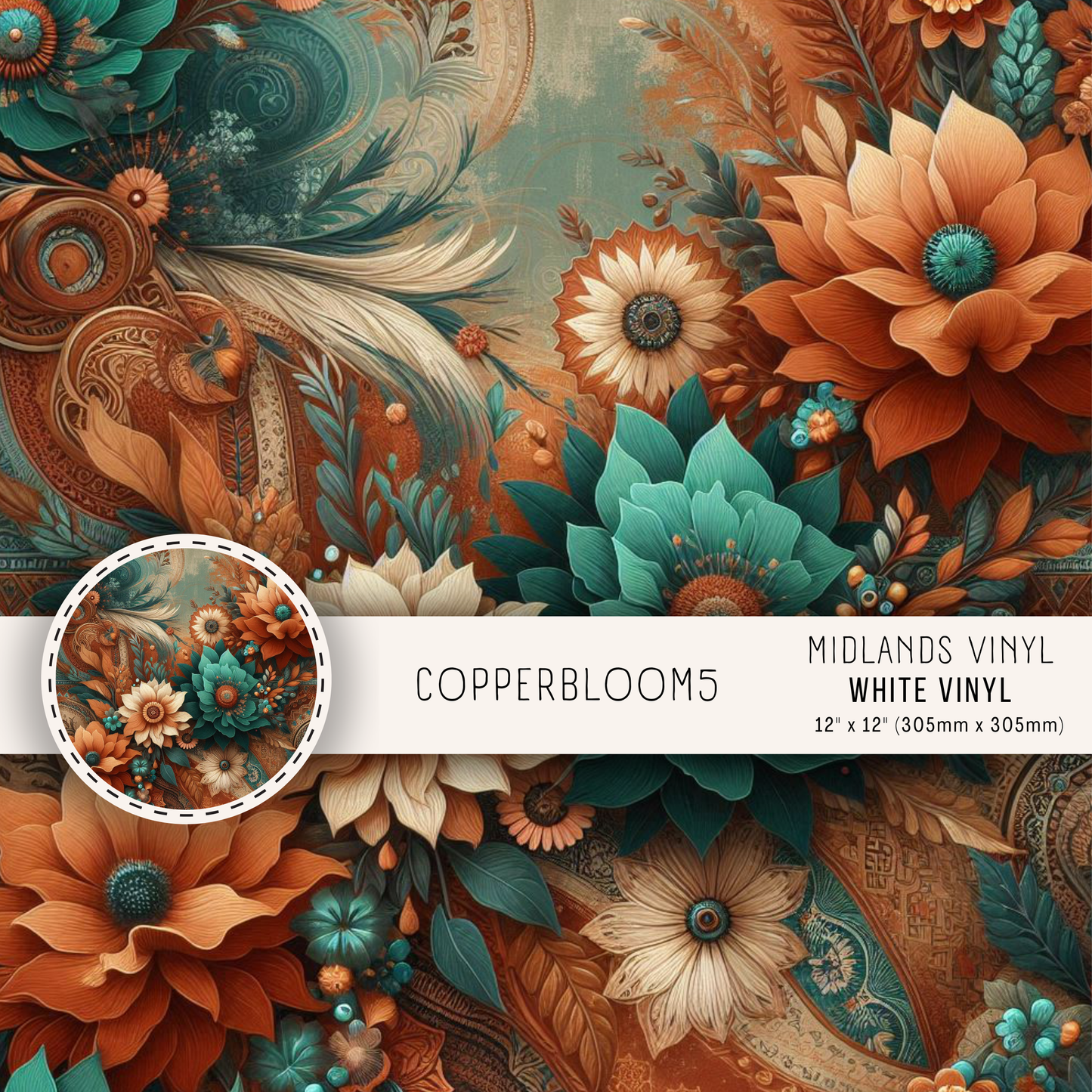 COPPER BLOOM COLLECTION - ASSORTED SIZES/PATERNS