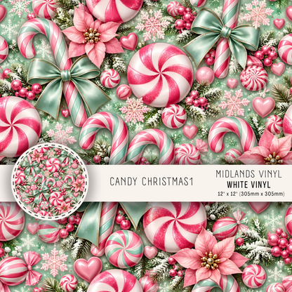 CANDY CHRISTMAS COLLECTION - ASSORTED PATTERNS/SIZES