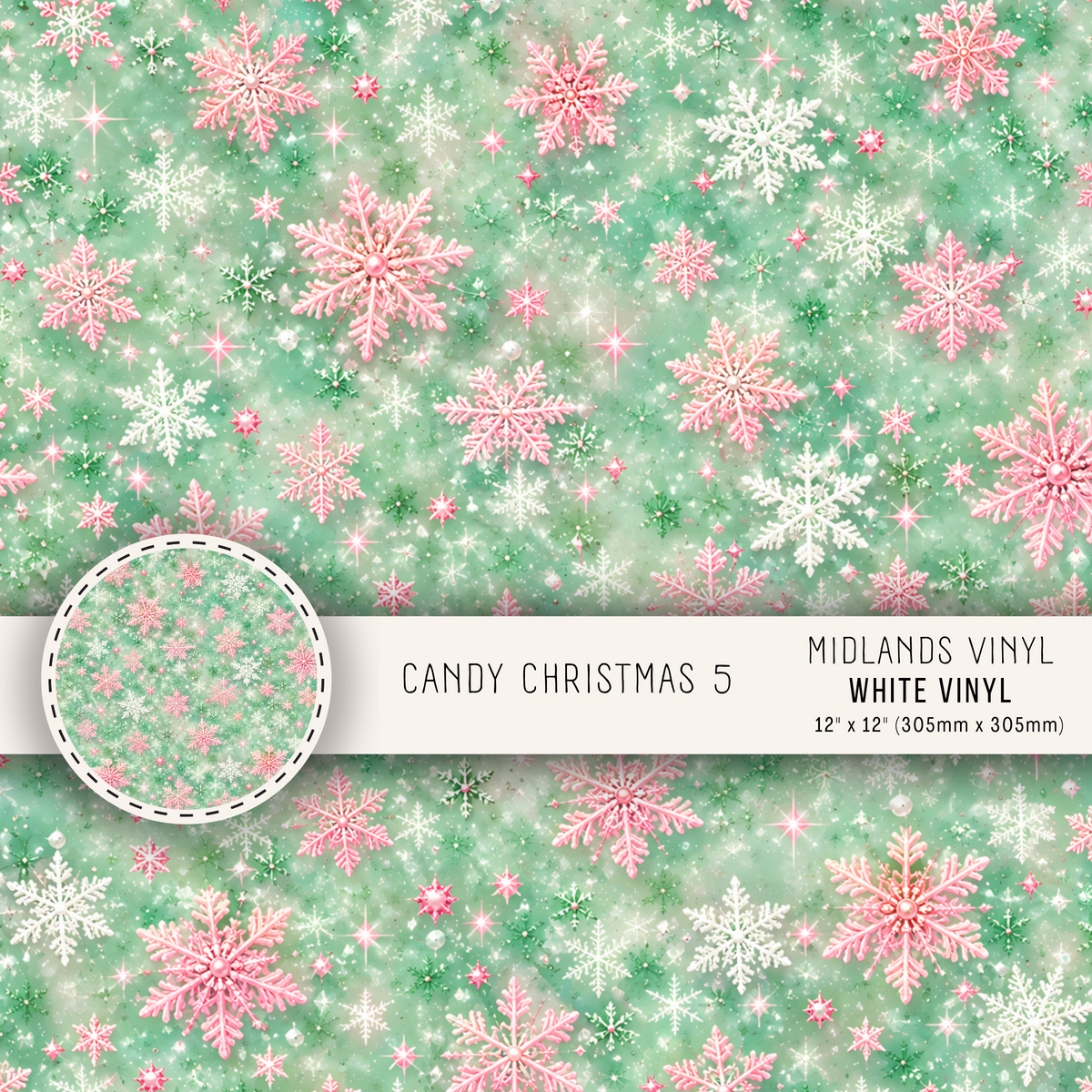 CANDY CHRISTMAS COLLECTION - ASSORTED PATTERNS/SIZES