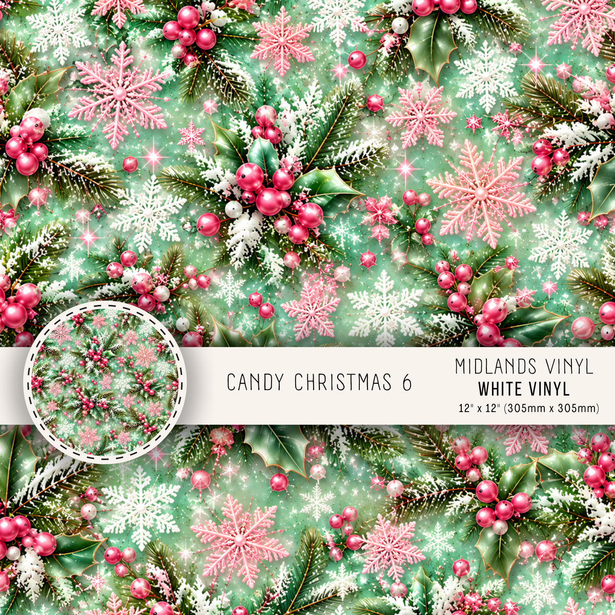 CANDY CHRISTMAS COLLECTION - ASSORTED PATTERNS/SIZES
