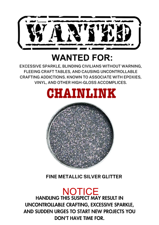 Chainlink – Dark Silver Metallic Fine