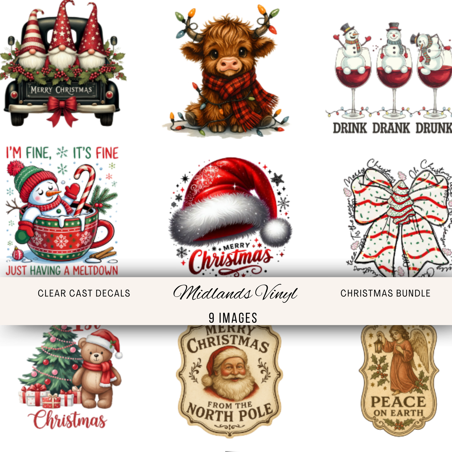 ✨ Christmas Clear Cast Bundle