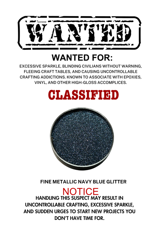 Classified – Navy Blue Metallic Fine
