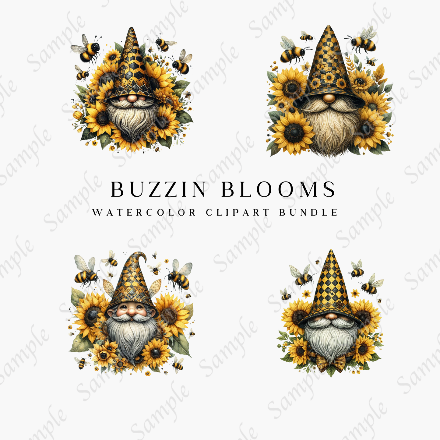 🌻🐝 Buzzin’ Blooms🌻🐝 - DIGITAL CLIP ART ONLY