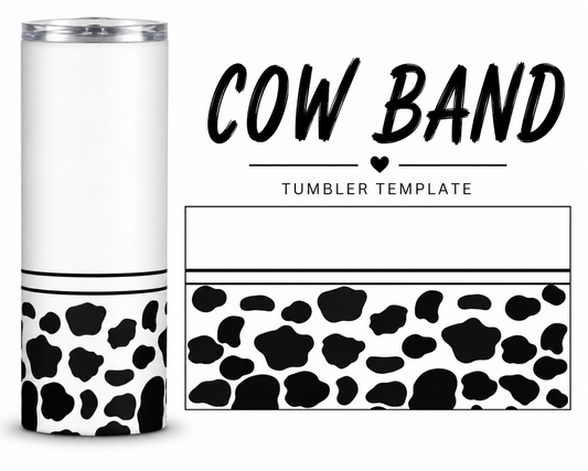 COWBAND TUMBLER TEMPLATE - DIGITAL FILE
