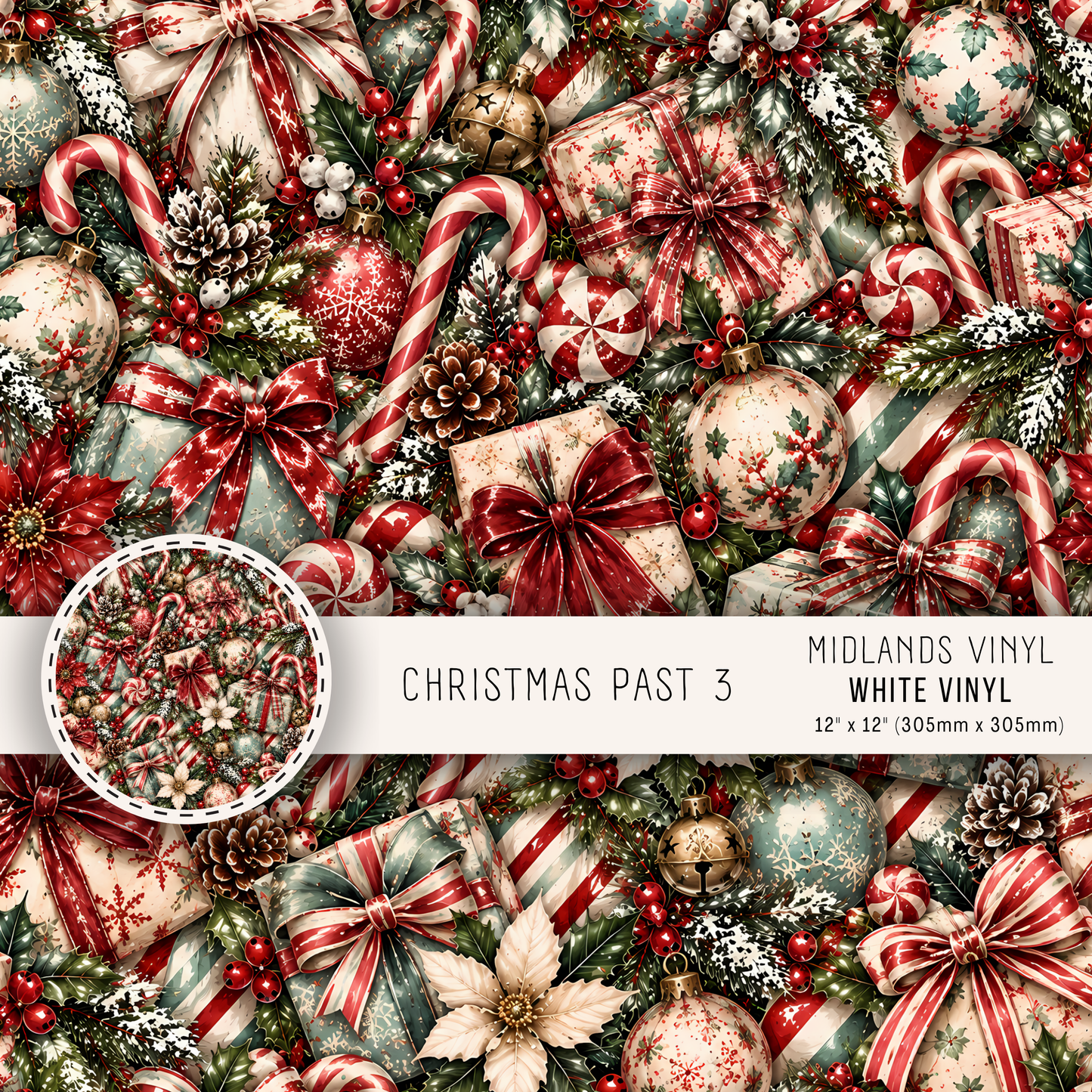CHRISTMAS PAST COLLECTION - ASSORTED PATTERNS/SIZES