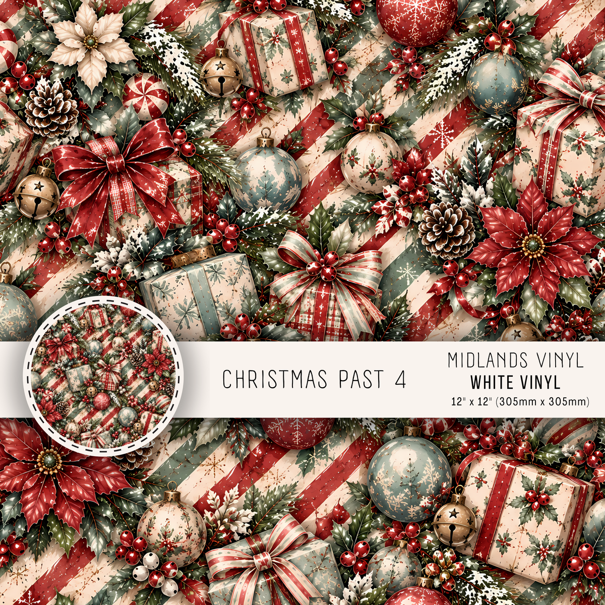 CHRISTMAS PAST COLLECTION - ASSORTED PATTERNS/SIZES