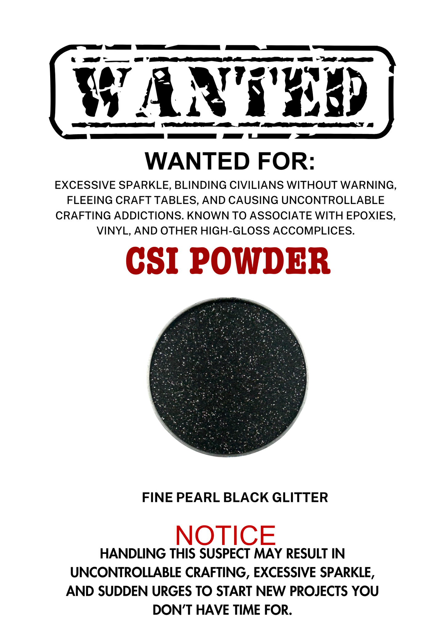 CSI Powder – Black Pearl Fine
