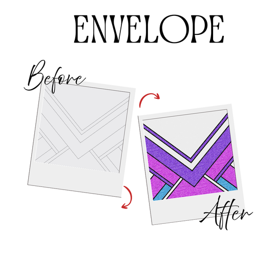 ENVELOPE PRE-CUT TEMPLATE - PLEASE READ DESCRIPTION