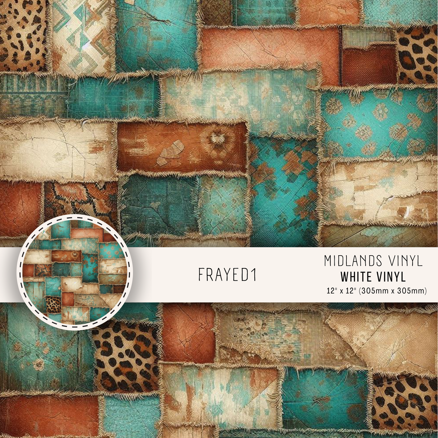 FRAYED COLLECTION - ASSORTED SIZES/PATTERNS