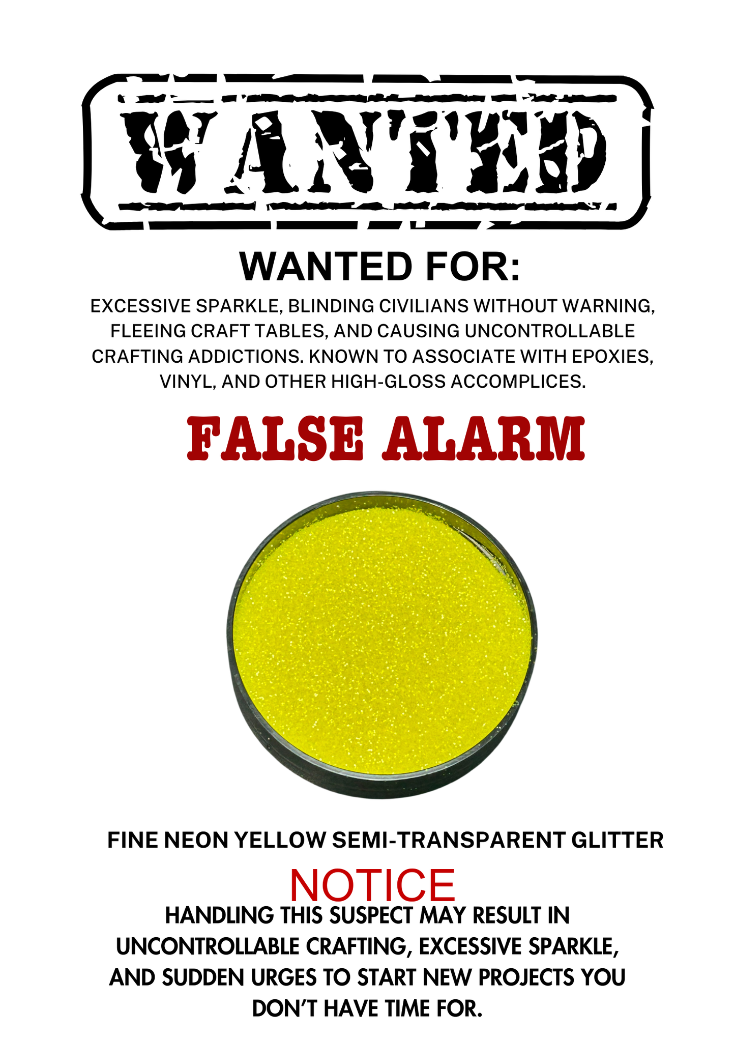 False Alarm – Neon Yellow Fine