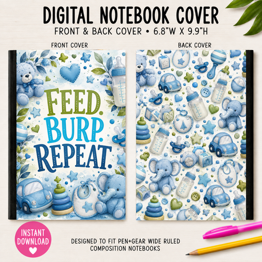 FEEDER (BOY) - DIGITAL NOTEBOOK COVERS