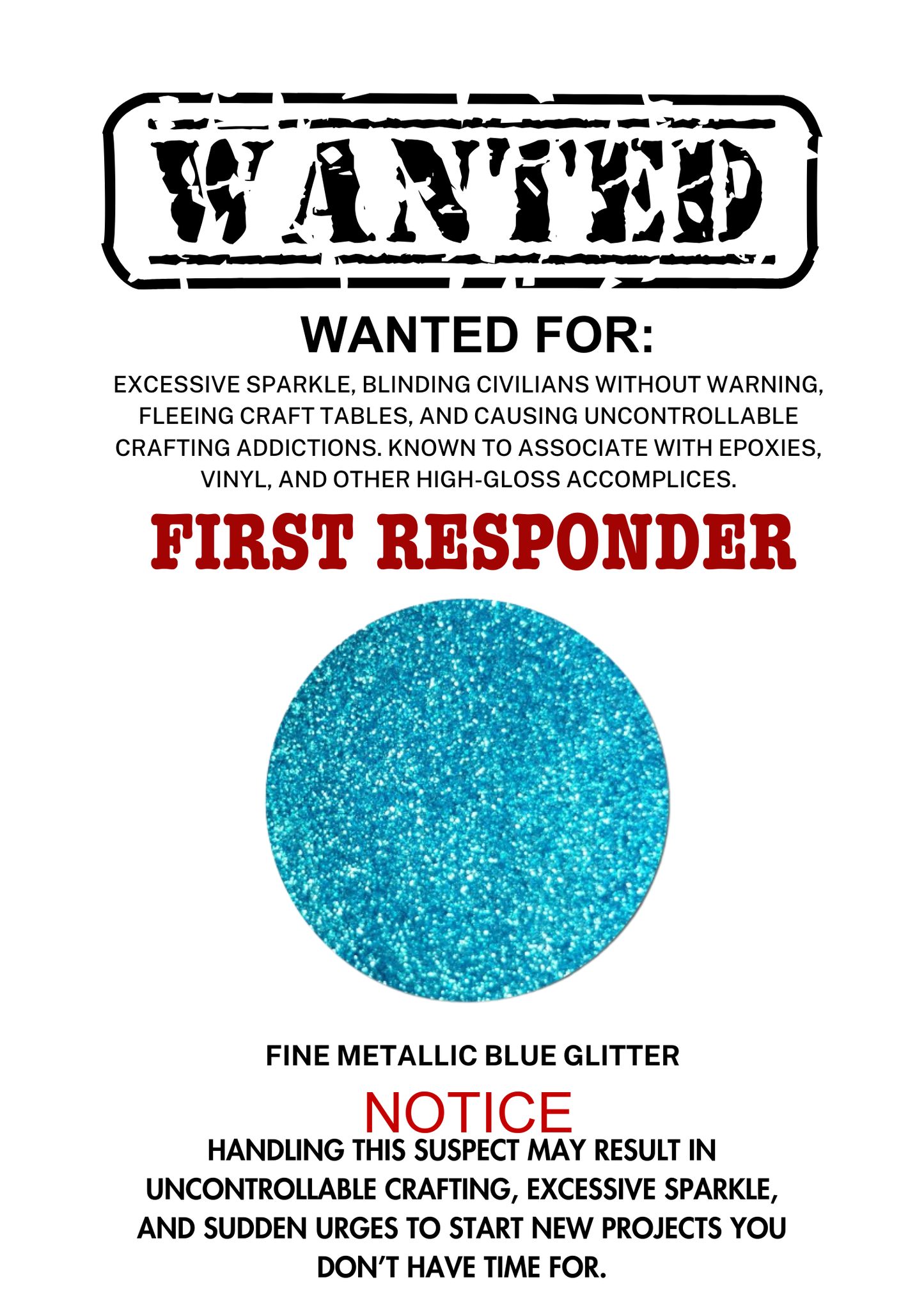 First Responder – Bright Blue Metallic Fine