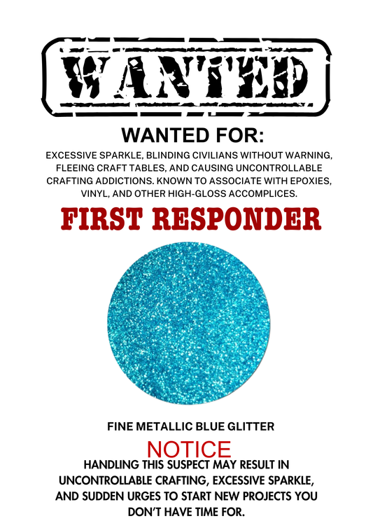 First Responder – Bright Blue Metallic Fine