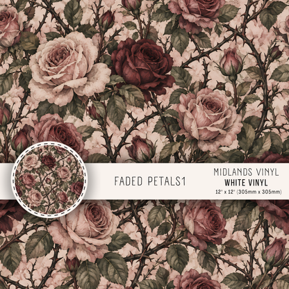FADED PETALS COLLECTION - ASSORTED PATTERNS/SIZES