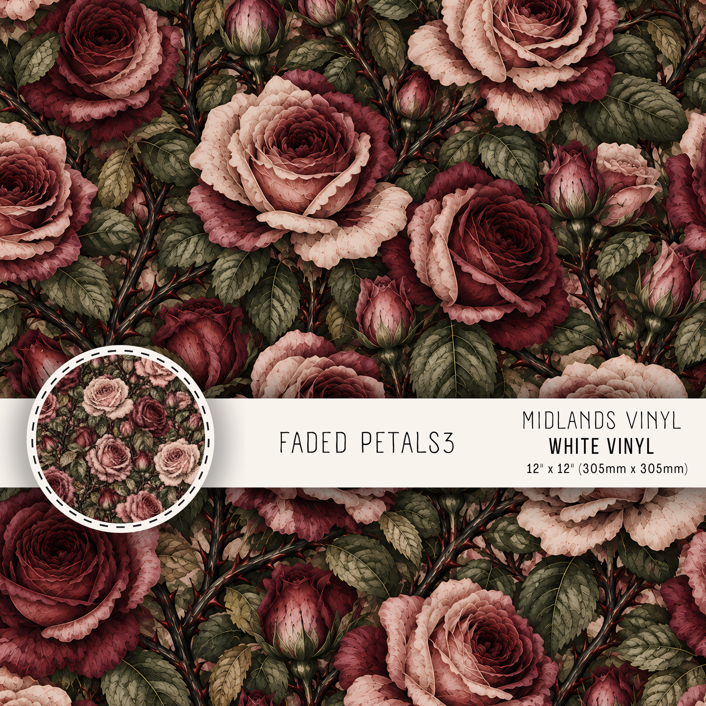 FADED PETALS COLLECTION - ASSORTED PATTERNS/SIZES