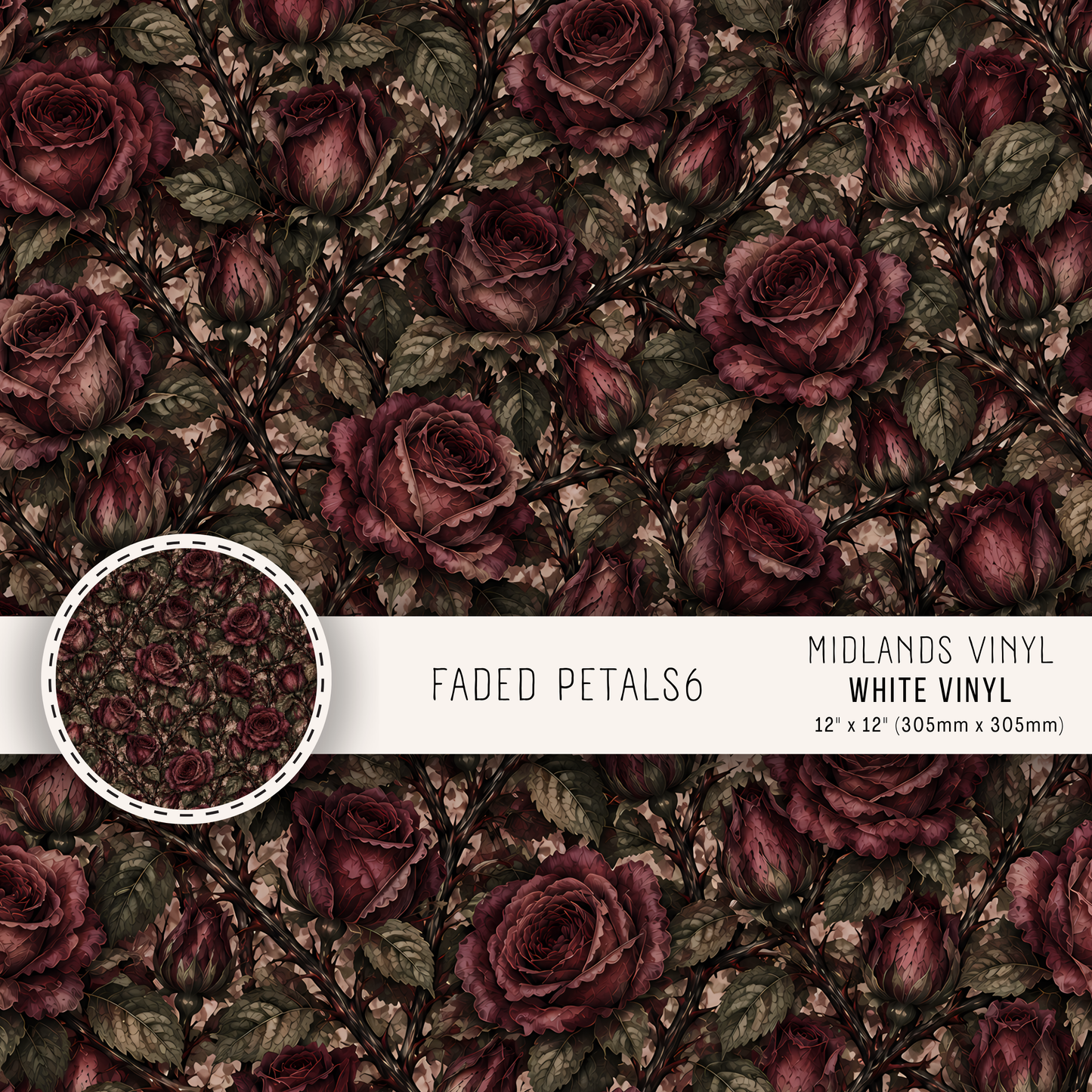 FADED PETALS COLLECTION - ASSORTED PATTERNS/SIZES