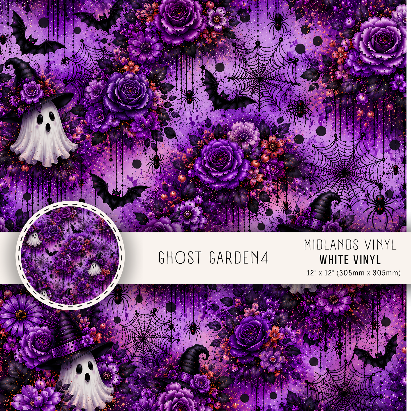 GHOST GARDEN COLLECTION - ASSORTED SIZES/PATTERNS