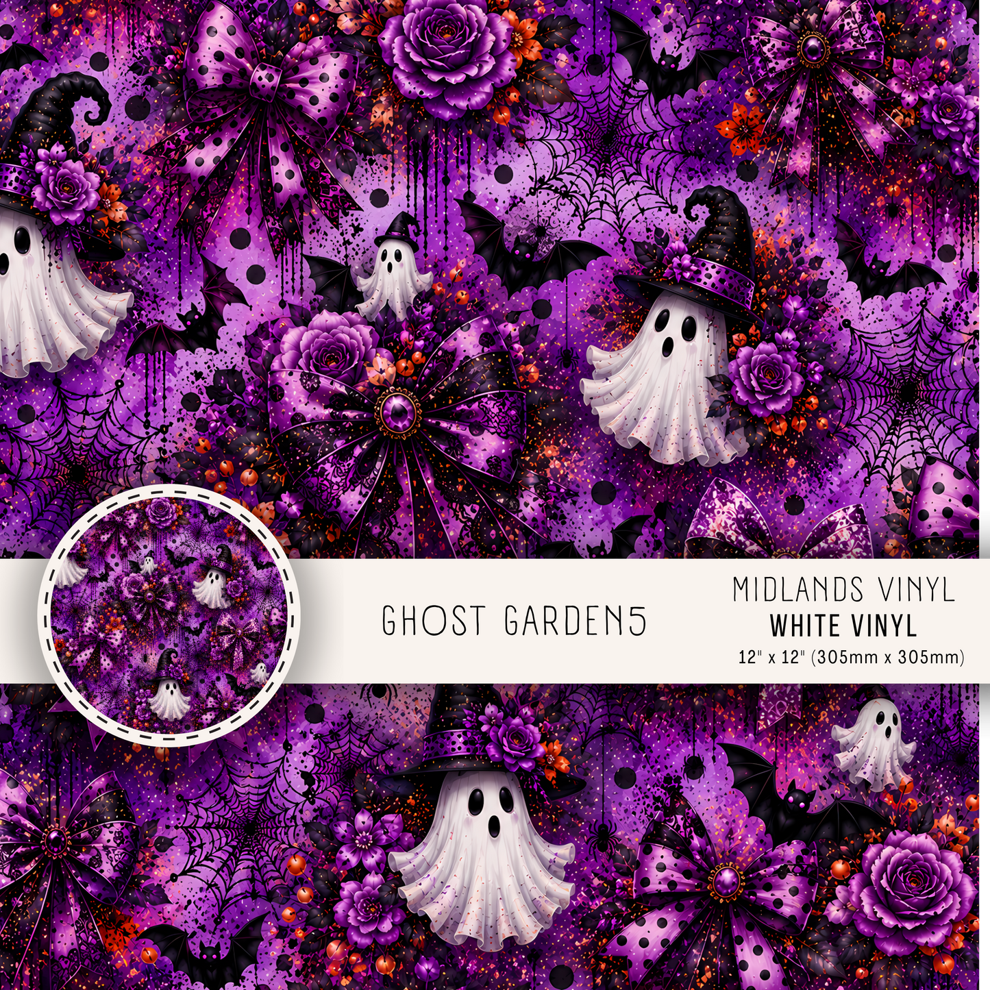 GHOST GARDEN COLLECTION - ASSORTED SIZES/PATTERNS