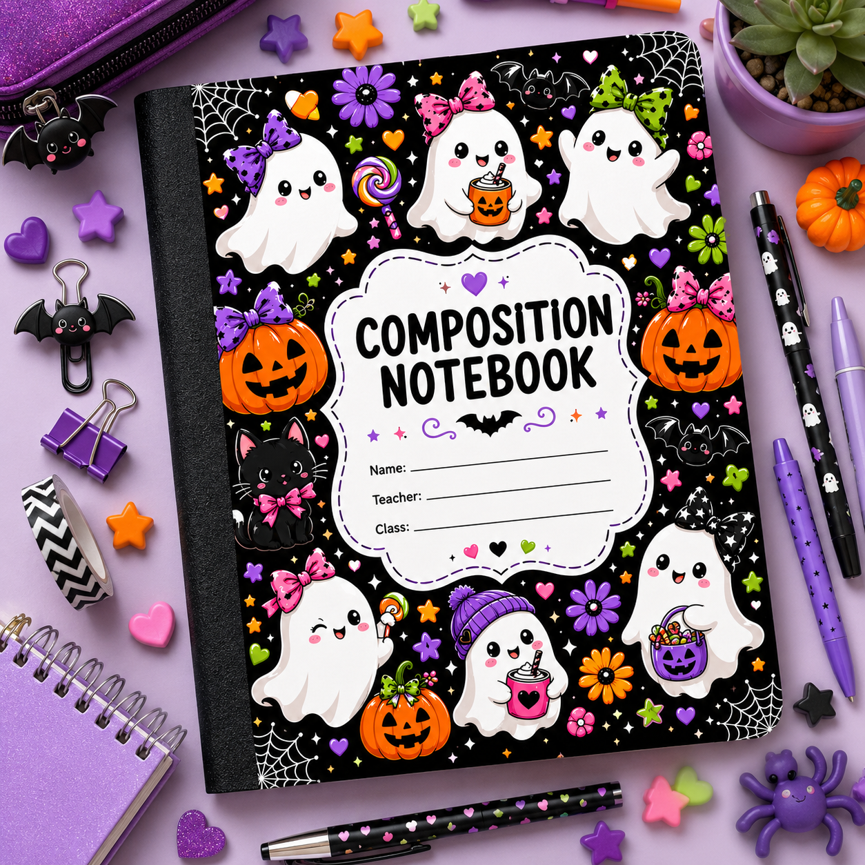 GHOSTY 1 COMPOSITION NOTEBOOK