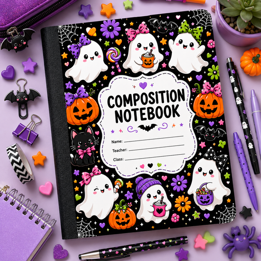 GHOSTY 1 COMPOSITION NOTEBOOK