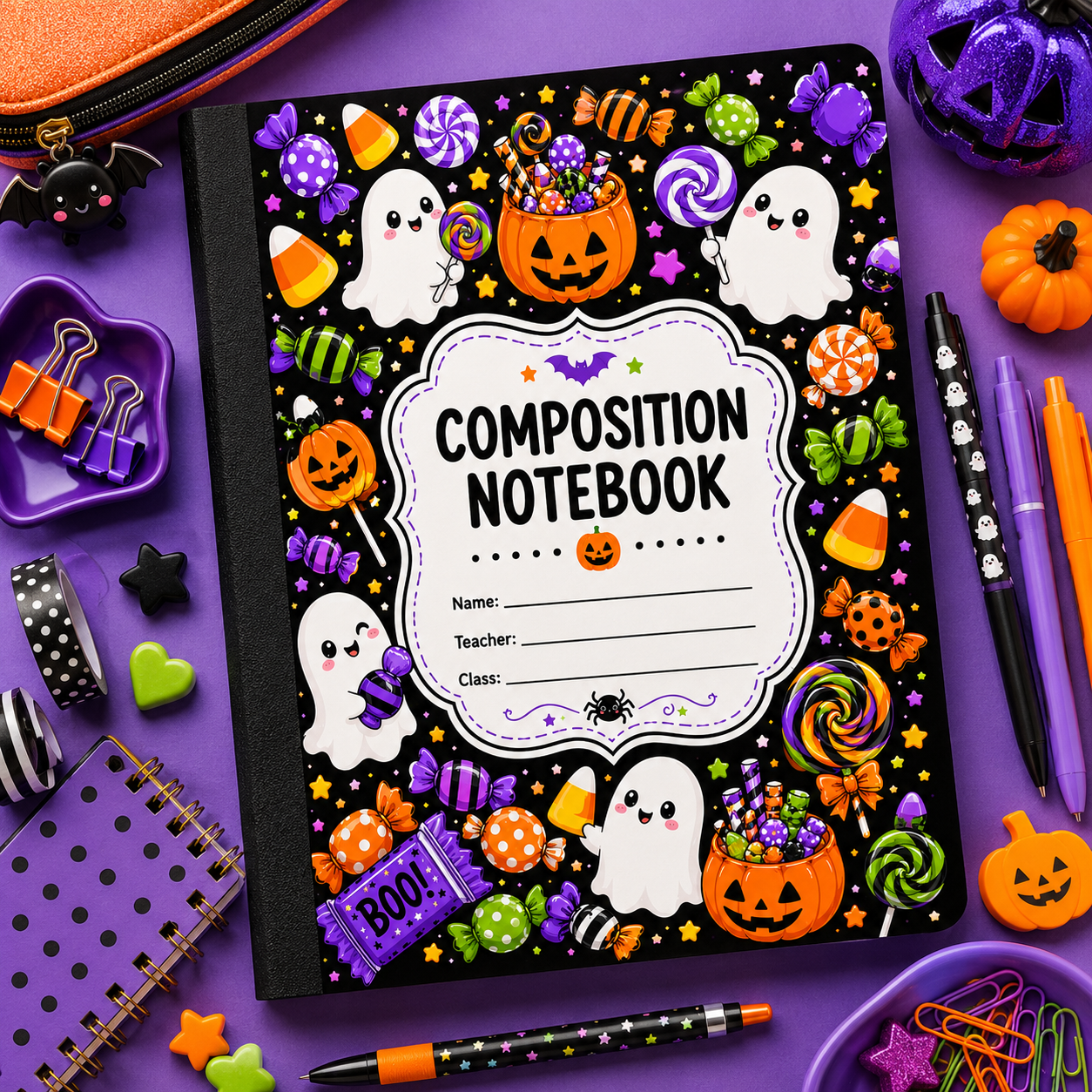 GHOSTY 2 COMPOSITION NOTEBOOK