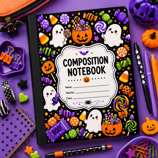 GHOSTY 2 COMPOSITION NOTEBOOK
