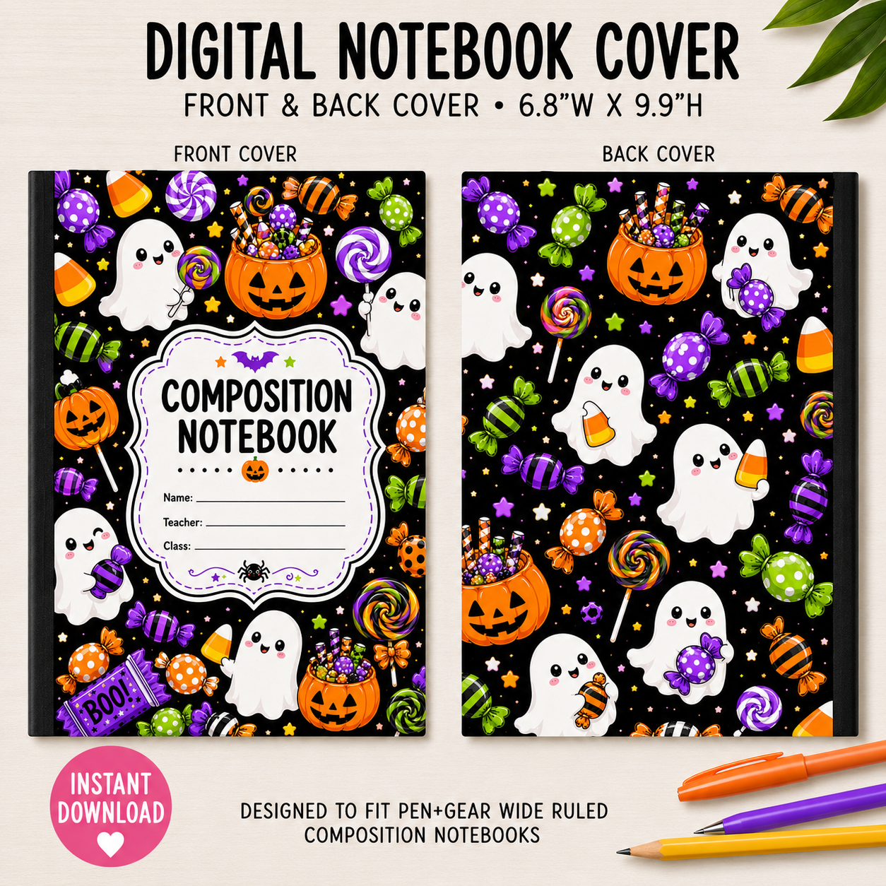 GHOSTY 2 - DIGITAL NOTEBOOK COVER